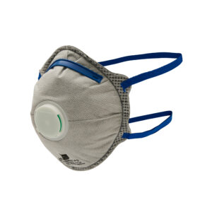 HACCP P2 DISPOSABLE MASK CUP VALVED CHARCOAL