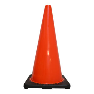 TRAFFIC CONE 700MM DAY USE RUBBER BASE